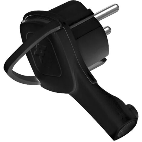 CLAVIJA TRANSMUEBLE NEGRA ONLEX 10/16A RETRÃCTIL