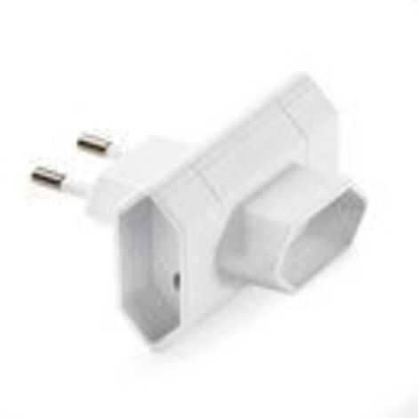 Clavija triple bipolar t 10a 250 v 2300 w espigas 4 mm, retractilado