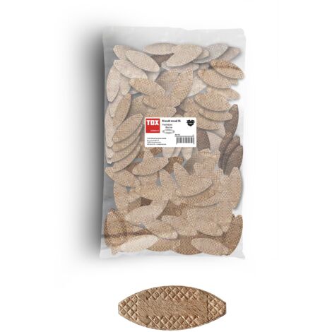 Clavijas de madera Biscuit wood XL P20 (250 uds.)