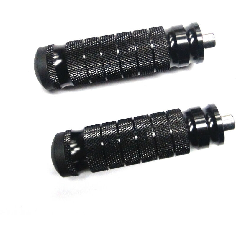 

Clavijas de pie plegables universales CNC para motocicleta, juego trasero, clavijas de pie de carreras (negro)