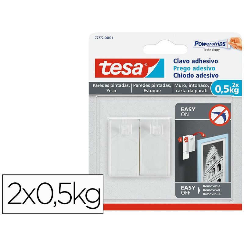 

Blister 2 clip-strip clavo 0.5kg pared