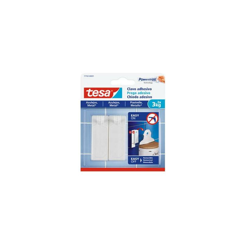 

Clavo adhesivo SMS Removible Azulejos (2 clavos 3 Tiras) - Tesa Tape