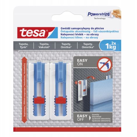 Clavo autoadhesivo para lienzos tesa ganchos autoadhesivos 2x1kg