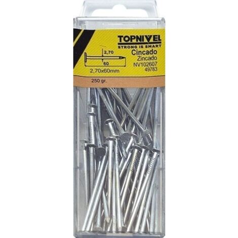 Clavo Fij C/Pl. 2,7X060Mm 250Gr Nivel