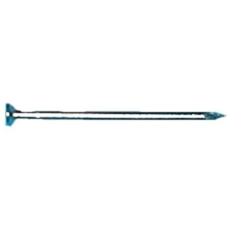Clavo Fijacion  Cabeza Plana 02,5X030 Cincado Fer 500 Pz