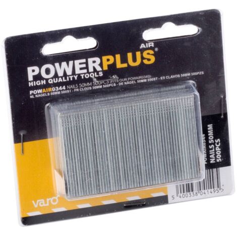 Clavo Powerplus powair0344 50 mm 500 piezas