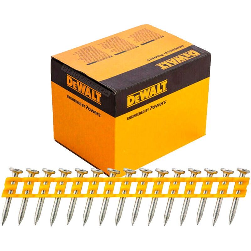 Clavos DeWALT para clavadora hormigón DCN890, 2,6mm x 45mm