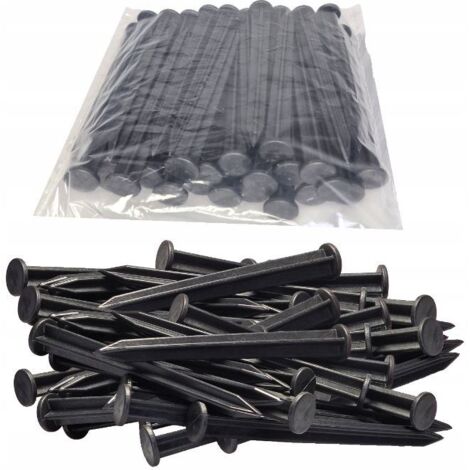 Clavos para agro-tela y agro-tejido polacos de 15 cm fuertes 50 unidades