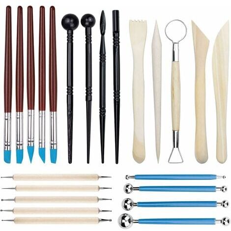 Polymer Clay Tools,23 Pcs Modeling Clay Sculpting Tools Kits for