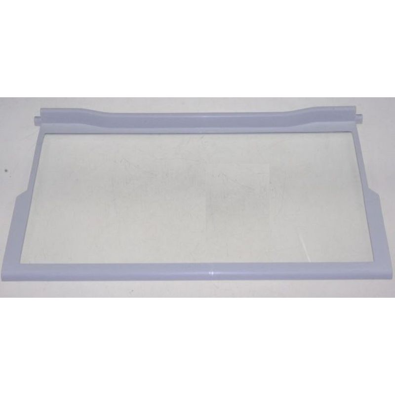 Clayette en verre complète 475x290x5 mm pour réfrigérateur Whirlpool indesit - bauknecht - ikea - smeg - hotpoint ariston