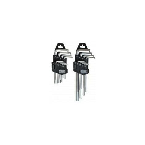 Cle 6pans longue jeu 9p 1 5a10mm9pc set key long