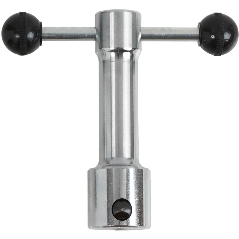 Clé à bonde chromée