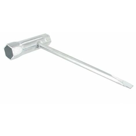 Clé à bougie 13 x 19 mm – Manche tournevis à embout plat – Pour espaces confinés – Adaptable pour moteurs essence