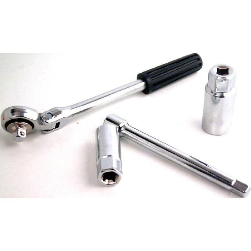 Cle a bougie 16-21mm a cliquet