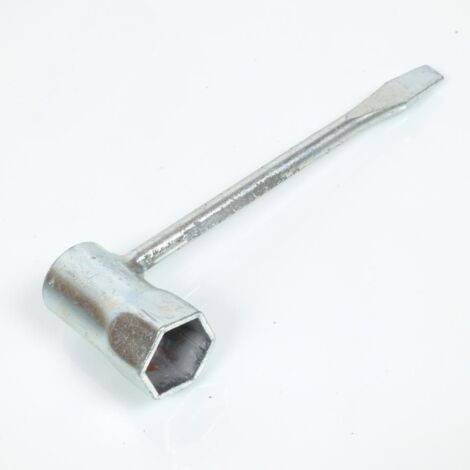 Clé à bougie coudée de 19mm avec embout tournevis plat pour