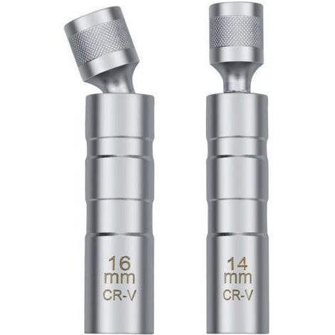 Clé à bougie magnétique universelle 14/16 mm, outil de démontage de douille pour bougie d'allumage automobile