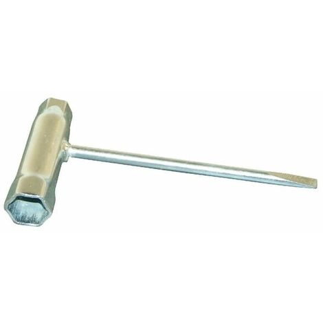 Clé à bougie tournevis 13x19mm – Accessoire pour entretien tronçonneuses – Compatible avec bougies d'allumage – Poids 0,18 kg - FGP015168