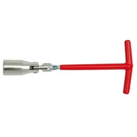Clé à bougie Vorel 16 mm - chromée, manche caoutchouté