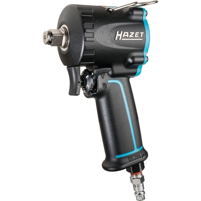 Clé à chocs pneumatique 1200 nm hazet 1/2 extra courte 80 mm