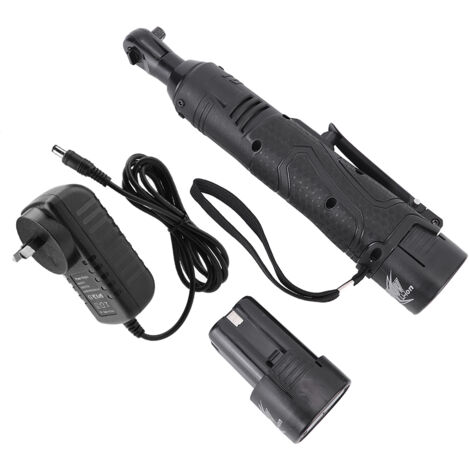 Clé à Choc 18V avec Batterie Lithium et Angle Droit 3/8 Pouce - Chargeur AU Plug 220V
