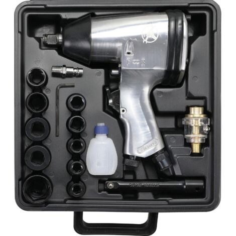 Clé à choc avec jeu d'outils BGS - 7000 tr/min - 16 pcs - 3211