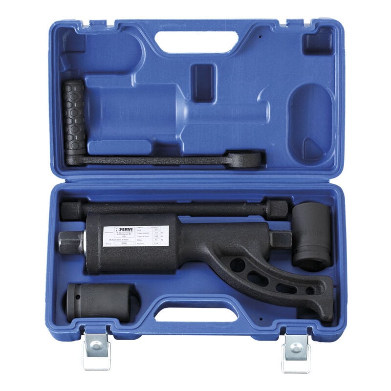 Fervi - clé à choc pour camion multiplicateur de force avec rallonge 0360