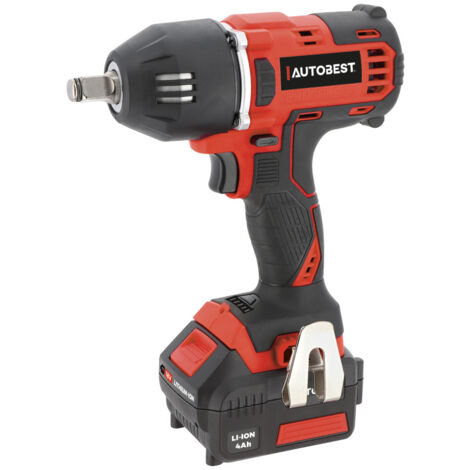 Autobest – Clé à chocs sans fil 18V 400Nm – Moteur Brushless – Couple 800Nm pour montage efficace – 1,6 kg léger et ergonomique