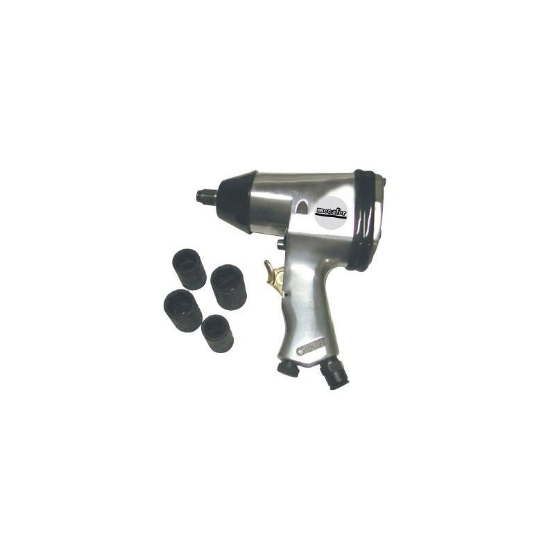 Mecafer - Clé à chocs 1/2 + 4 douilles