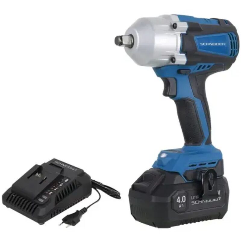 Clé à chocs 1/2' 610/800Nm 1 batterie 4Ah Schneider