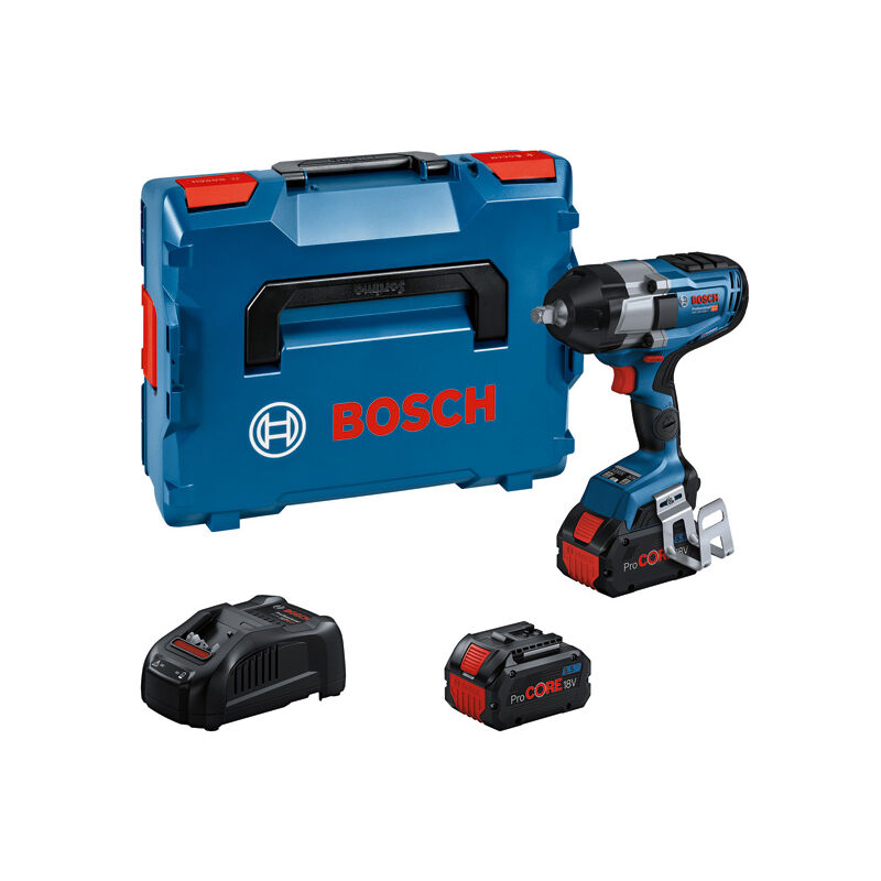 Visseuse à choc sans fil biturbo gds 18V-1000 c 2x 5,5 Ah et chargeur en l-boxx Bosch