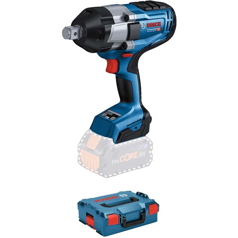 Bosch Professional Boulonneuse BITURBO GDS 18V 1000 GDS 18V 1050 H couple de serr. 1050 Nm couple de desserr. 1700 Nm 2 batt. ProCORE18V 8.0Ah charg. rapide GAL 1880 CV ds BOXX 06019J8502 - vue 2