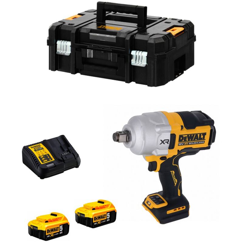 Dewalt Clé à Chocs DCF964P2T 2 x 5 0 Ah DCB115 tstak ii