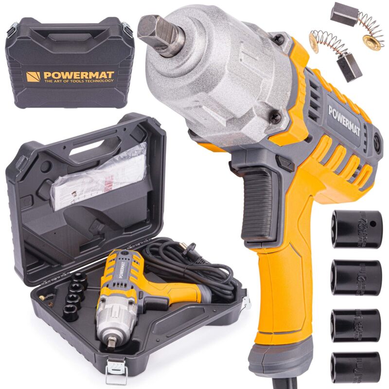 Jardibricodeco - Clé à Chocs électrique 800 Nm + 4 Embouts