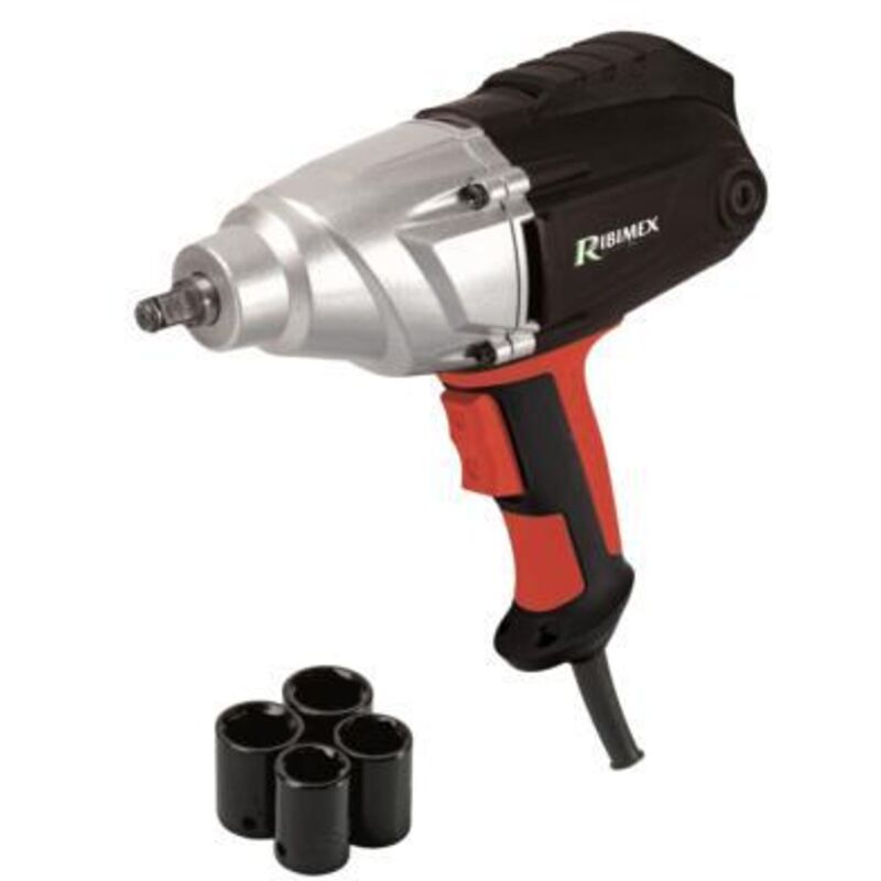 Clé à choc électrique 1050 w 500Nm avec 4 douilles écran lcd