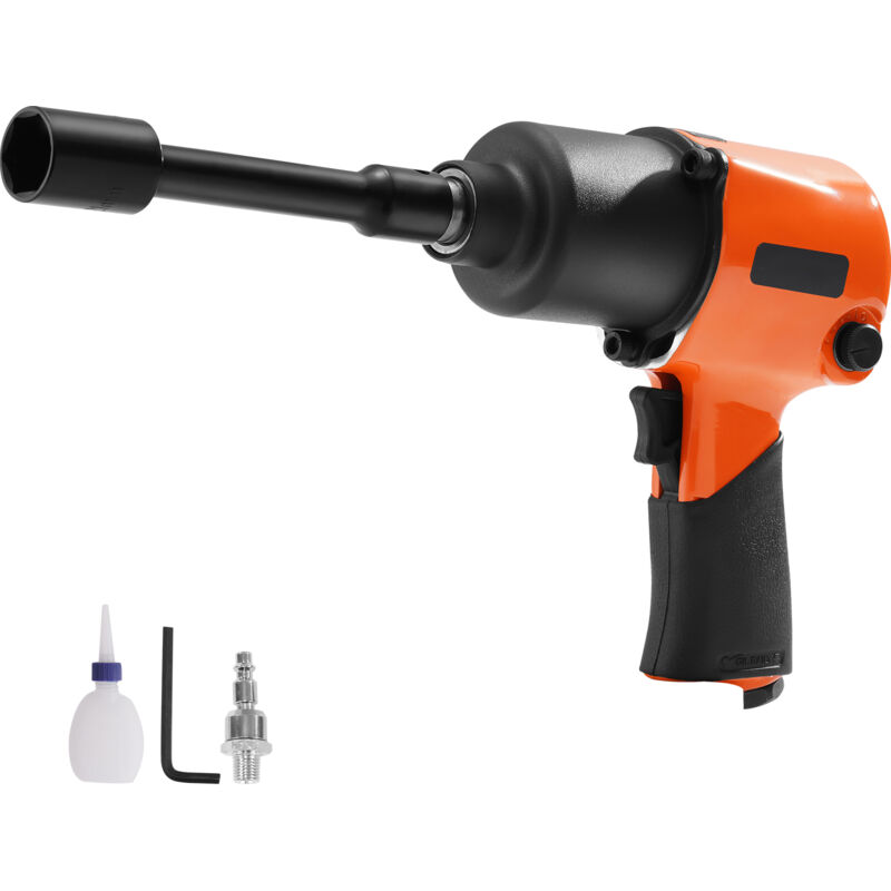 Clé à chocs pneumatique Mophorn entraînement 1/2', couple de rupture d'écrou jusqu'à 880 pi-lb, 7 500 tr/min, outil pneumatique léger pour les