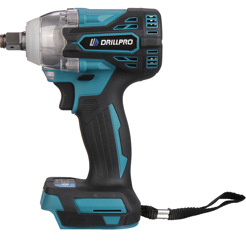 Clé à chocs sans fil brushless Drillpro 18V 620N.M 1/2 '' pour batterie Makita (sans batterie) Fantablau