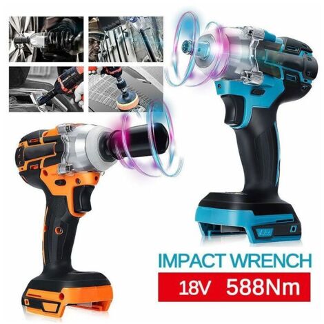 Clé à chocs sans fil électrique 18V 588Nm pour batterie Makita