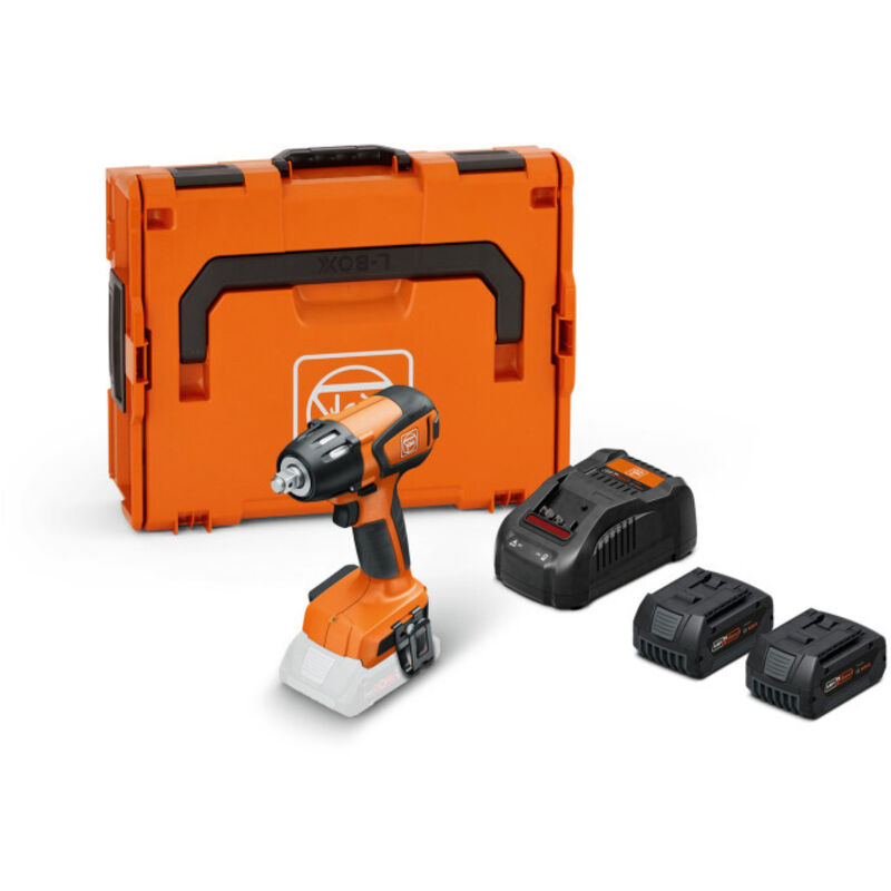 Visseuse à choc sans fil Fein ASCD 18-300 W2 AS Set / 2x batterie 5,0 Ah + chargeur en L-Boxx - 71151066000