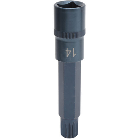 Clé à Cliquet 1/2" avec Douille M14 en Acier Allié Bleui pour Réparation