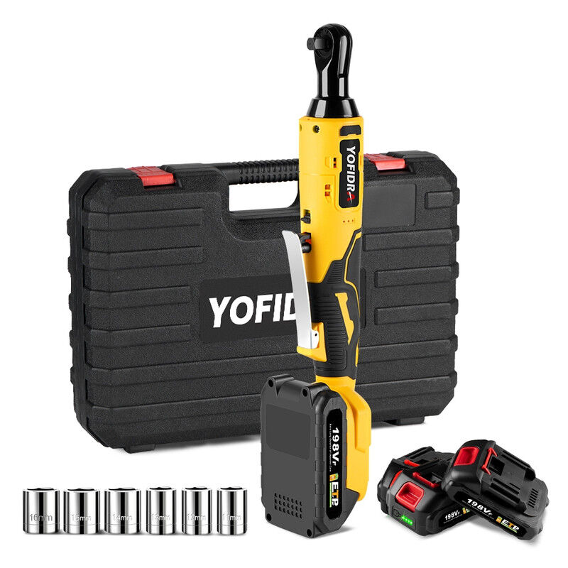 Clé à cliquet 1/2' 18v,100 N.m avec 6 prises Cle a cliquet electrique - avec batterie et chargeur