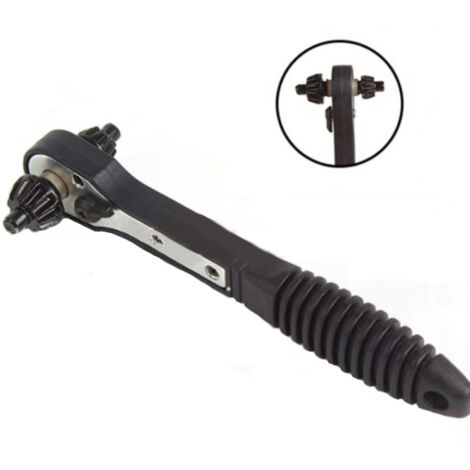 Clé à cliquet 2 en 1 pour mandrin de perceuse, Outil de Serrage et de desserrage de qualité supérieure, Portable et Pratique, pour perceuse