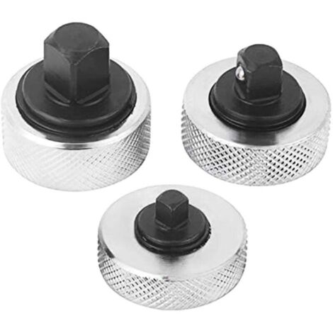 Clé à Cliquet à Paume, Jeu De 3 Cliquets à Doigt, Mini Clé à Main Réversible à Molette 1/4 3/8 1/2 Pouces, Diamètre Compact 38 mm