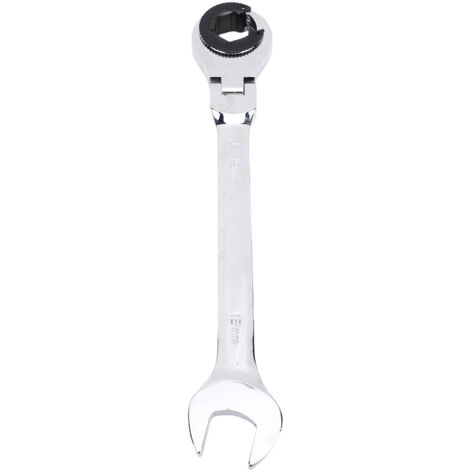 Clé à cliquet à tête flexible ouverte de 19mm, 72 dents, tube réglable à 180 degrés, pour lignes AC de frein à carburant