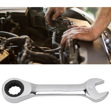 Clé à cliquet Chrome Steel 13mm 72 Dents - Cliquet reversible pour réparation maison vélo auto