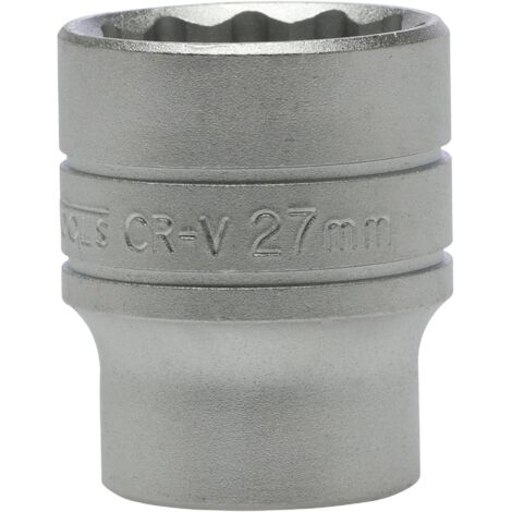 Clé à douille, 1/2, bihex, 27mm TENGTOOLS M120527-C