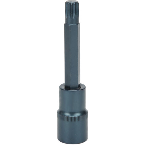 Clé à douille 12 pans en acier allié S2 pour outils pneumatiques et électriques, anti-rouille 100x10