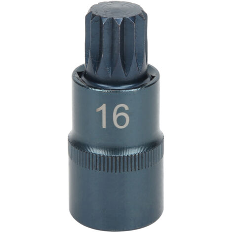 Clé à douille 12 pans rapide en acier allié S2 anti-rouille pour outils pneumatiques et électriques