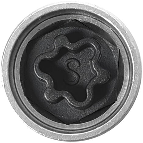 LIFCAUSAL Clé à douille antivol pour écrou de roue de verrouillage 816/S 17 mm pour Audi A6 A3 A4 A5 TT