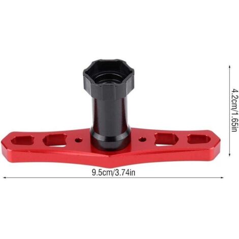 Clé à douille avec 17mm écrou de roue en métal pour voiture RC