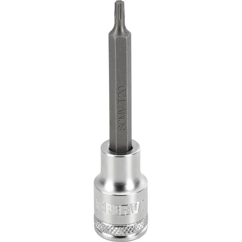 Fervi - Cle a douille avec insert long torx t60 1/2